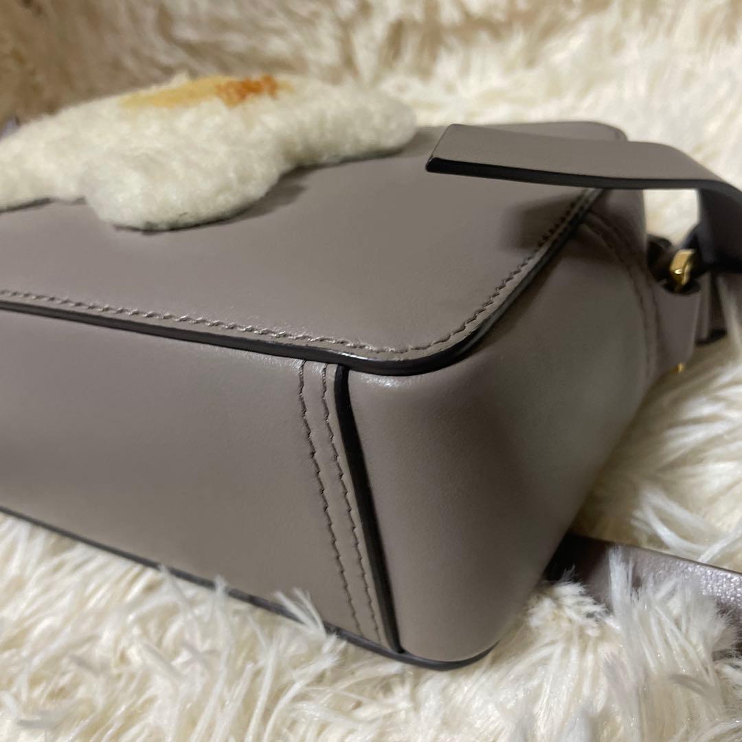 極美品　アニヤハインドマーチ　ショルダーバッグ　目玉焼き　グレージュ　ファー