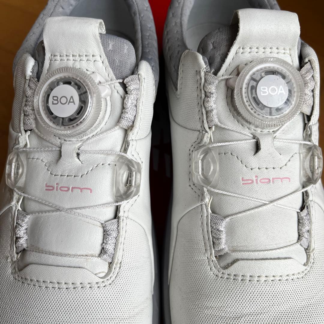 美品☆ECCO BIOM HYBRID4 BOA ゴルフシューズ　37