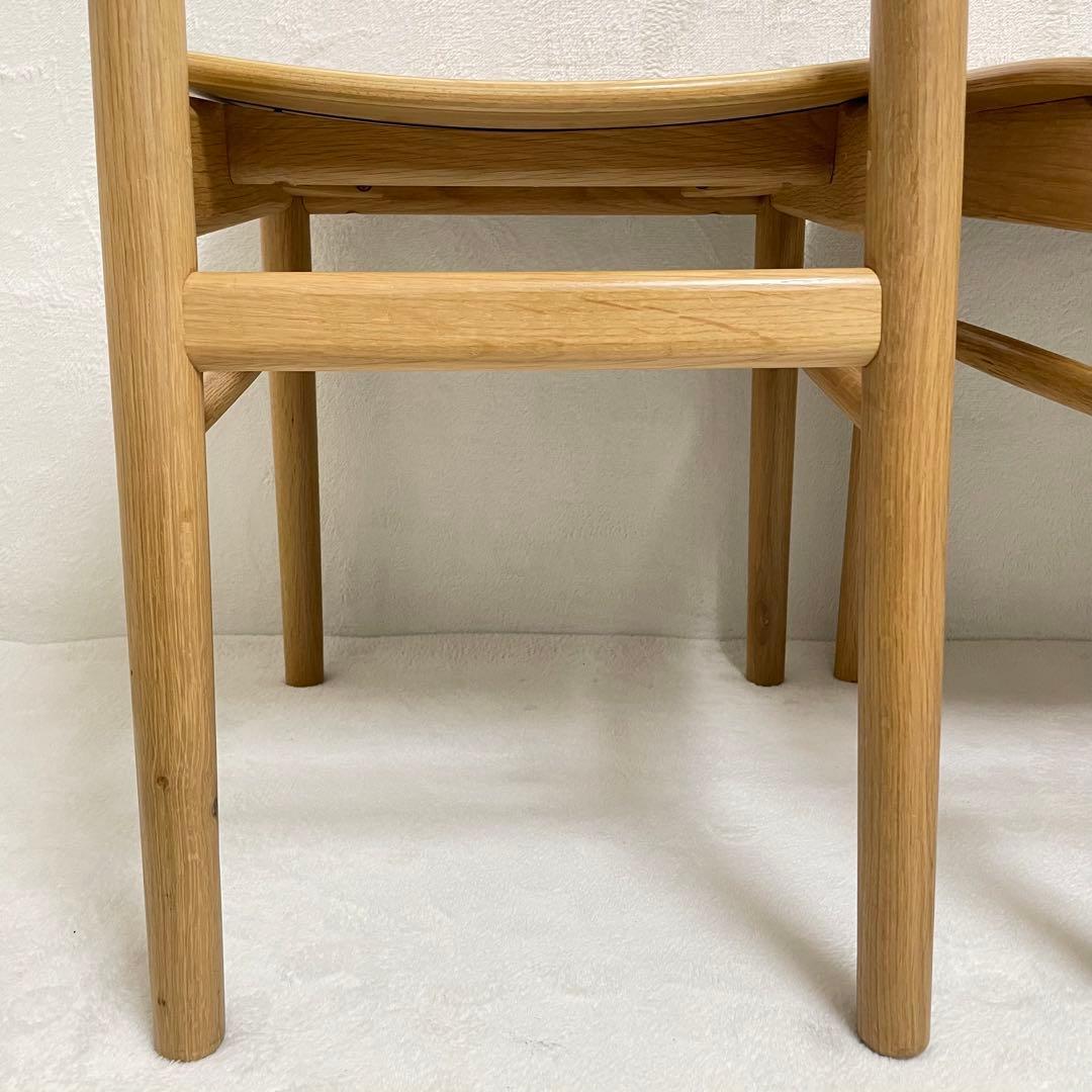 ①無印良品　ラウンドチェア