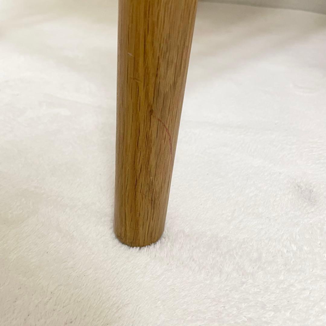 ①無印良品　ラウンドチェア