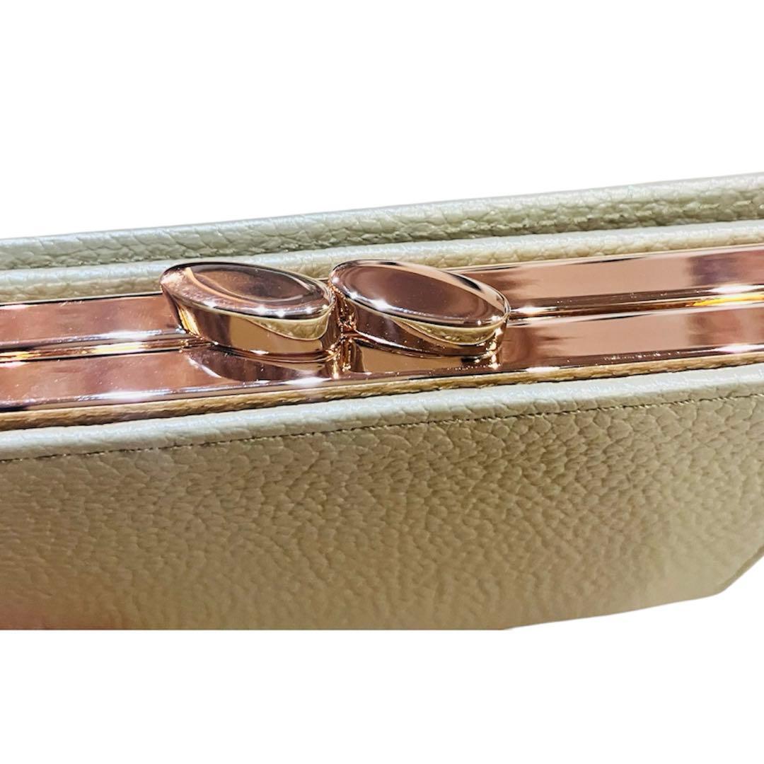 箱付き✨新品未使用✨皇居財布 がま口財布 人気色 ゴールド 財布 ニつ折り 皇居