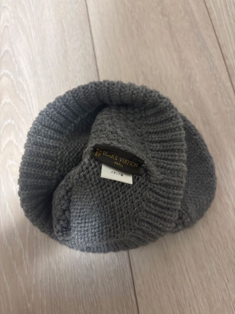 Louis Vuitton グレー ニット帽