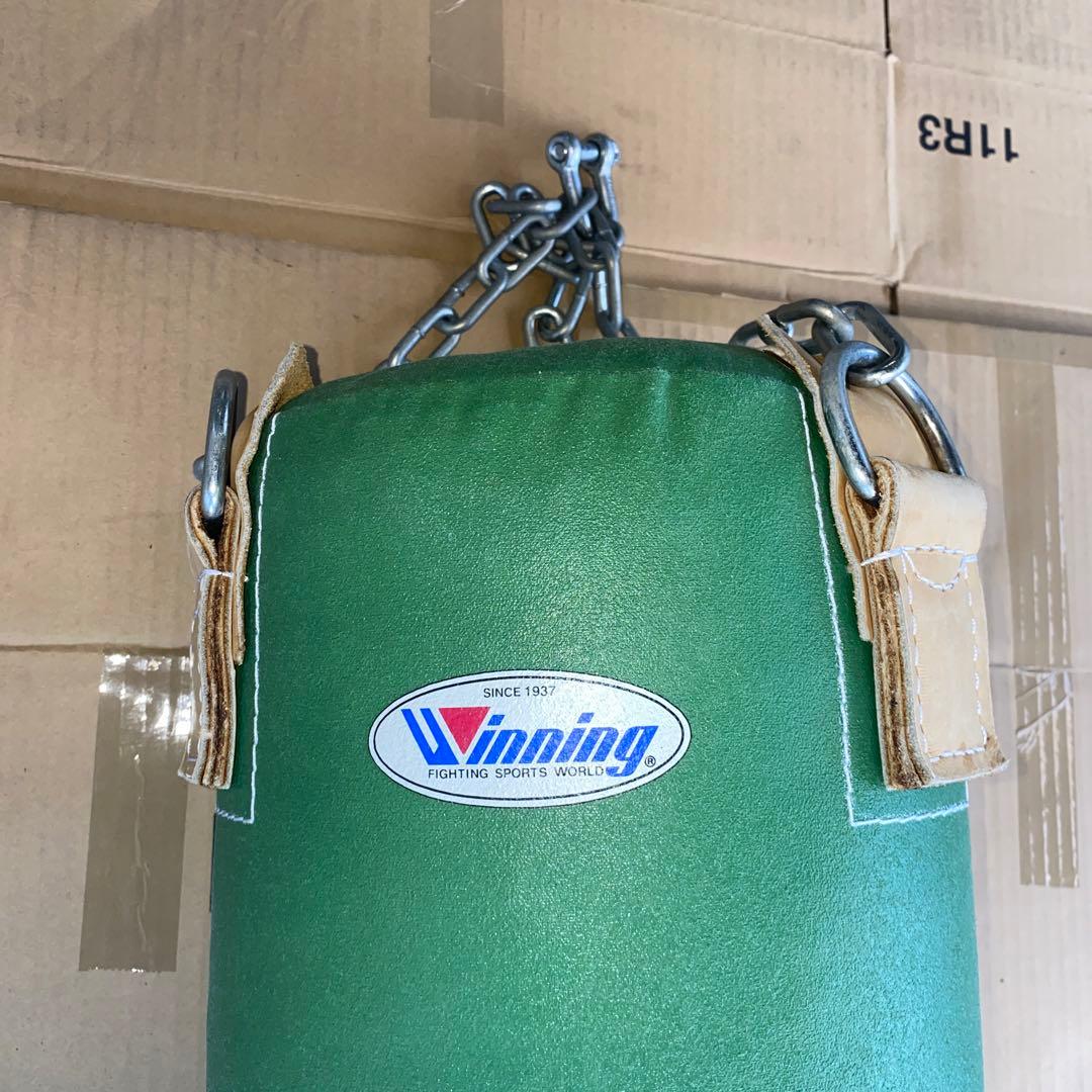 絶版Winning グリーンサンドバッグ美品 TBー2000