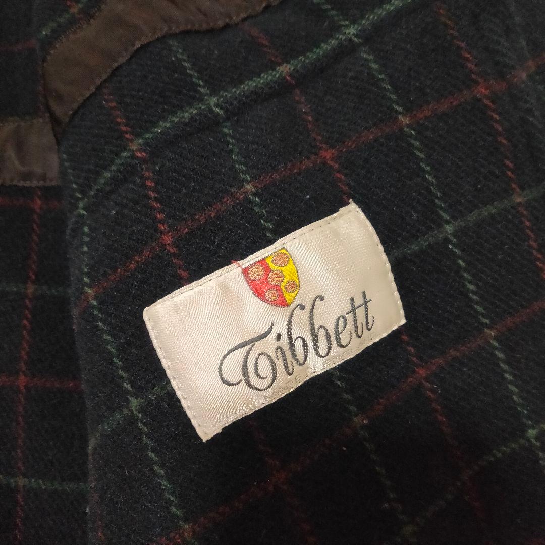 【高級・英国製】ミツミネ tibbett チェック ウールコート ブラック