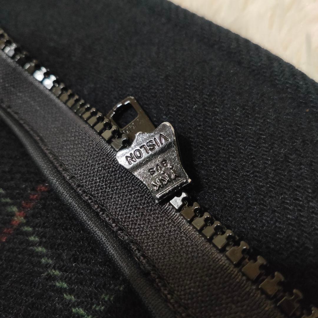 【高級・英国製】ミツミネ tibbett チェック ウールコート ブラック