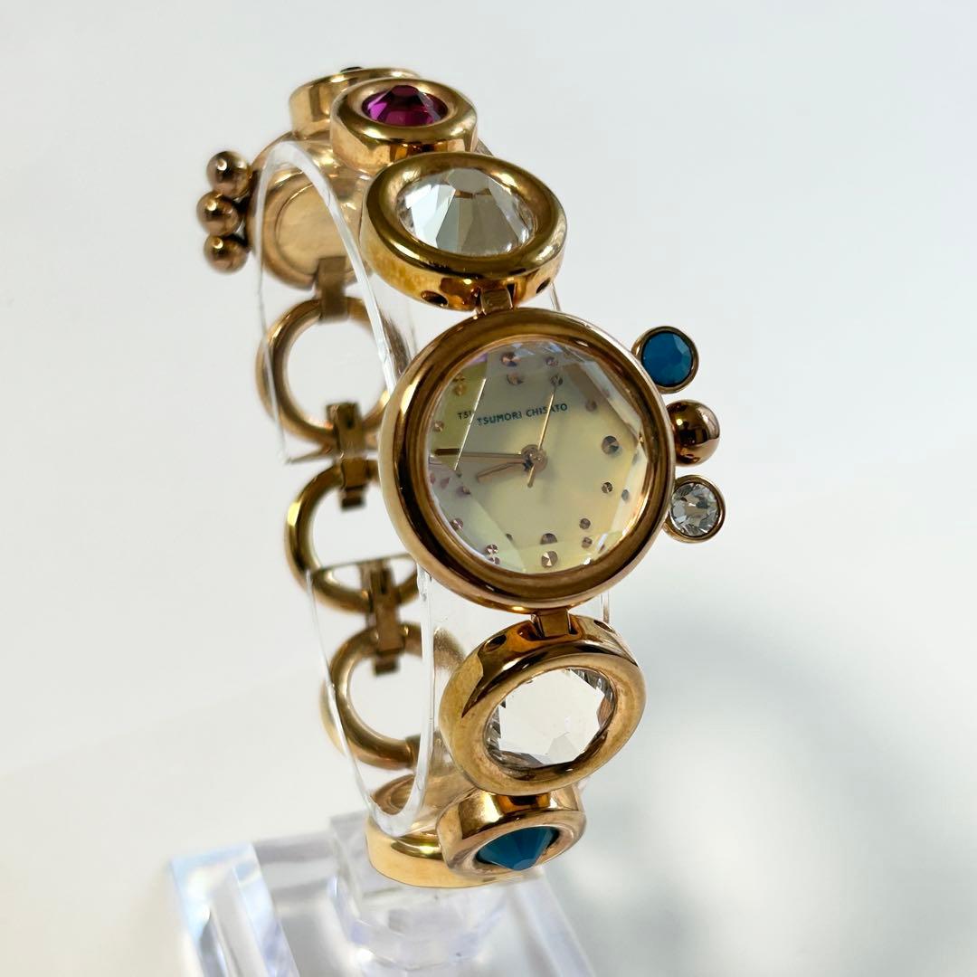 【新品電池/美品】tsumori chisato 宝石ねこ +箱、保証書など