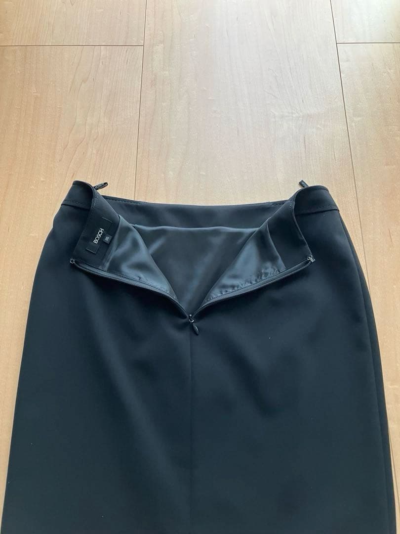 ★美品★ BOSCH セットアップスーツ ブラック ノーカラー サイズ36