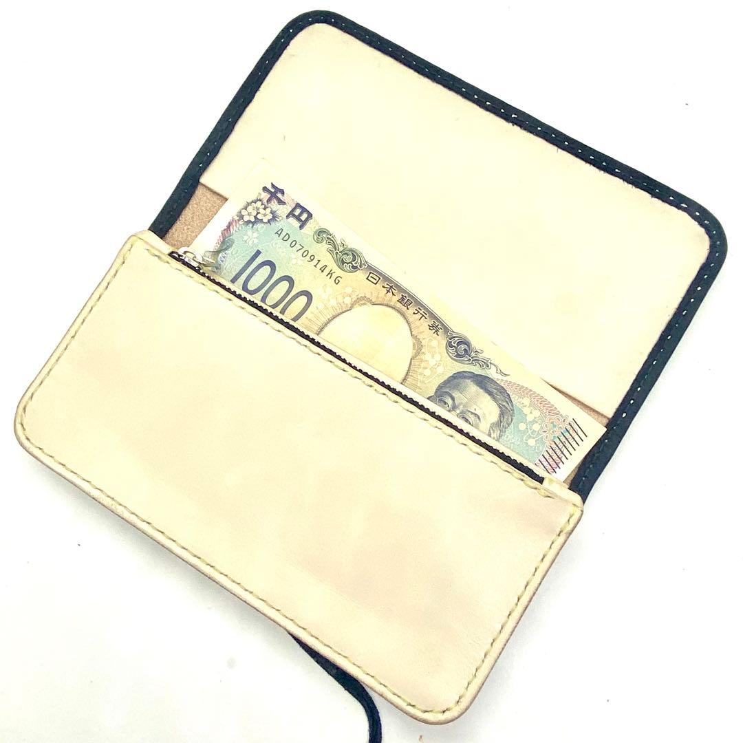 ‼️SALE‼️レザー財布 セミロング　ナバホフラワーコンチョ　黒