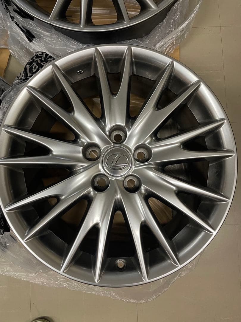 レクサス 18インチ シルバースポークホイール 4本セット GS