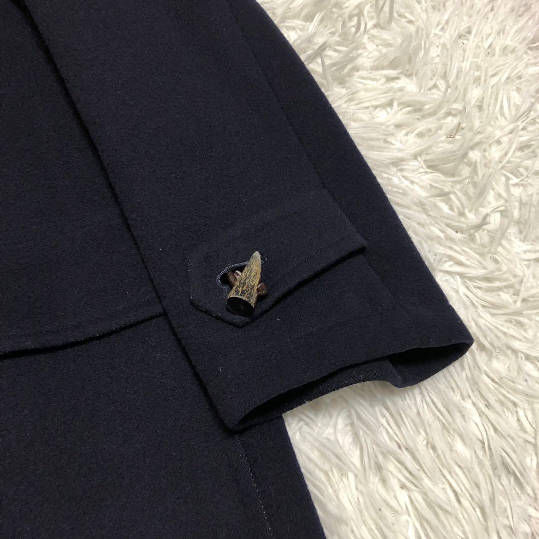 バーバリーズ　ダッフルコート　カシミヤ　ネイビー