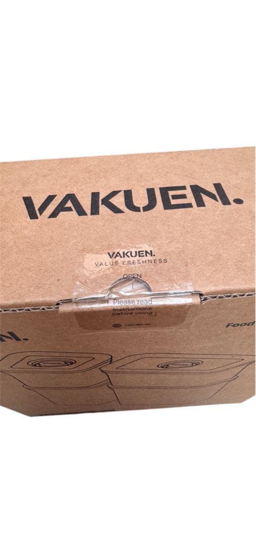 VAKUEN 真空密閉フードストレージコンテナ 4点セット
