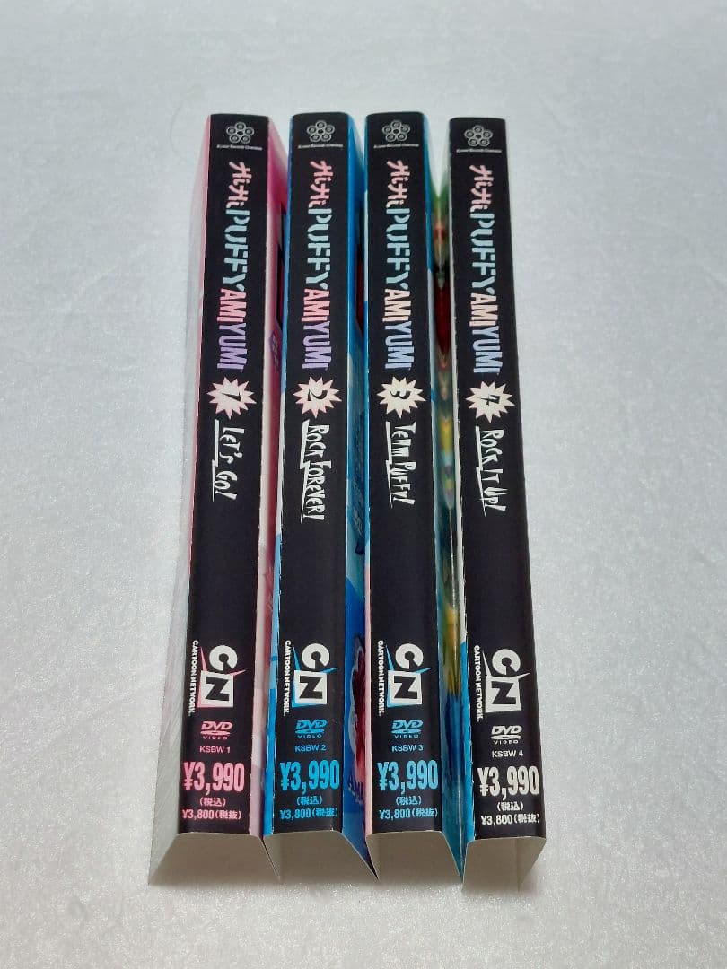 Hi Hi PUFFY AMIYUMI LET'S GO！ 全４巻 レンタル落ち