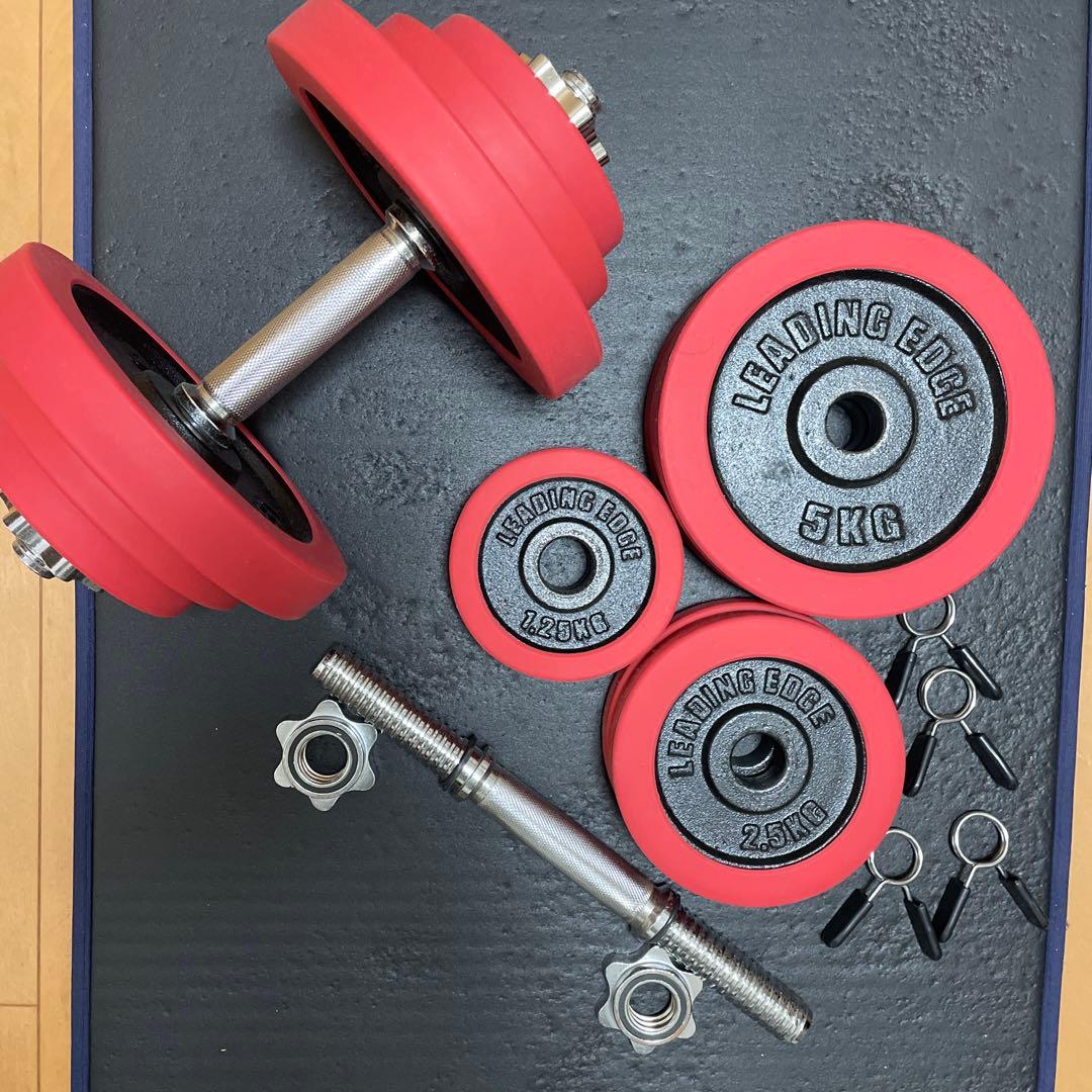 ⚠️引き取り限定　LEADING EDGE ダンベル 20kg 2個セット