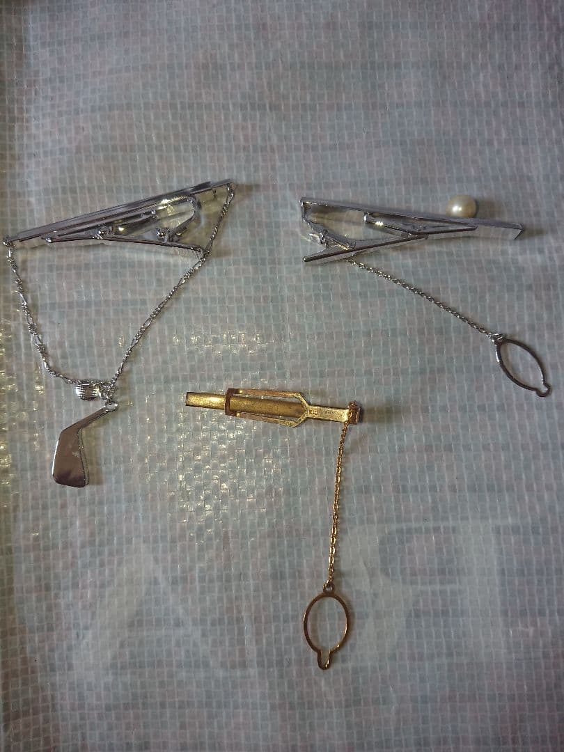 k*5様 中国新聞社 ゴルフ景品 ネクタイピン レトロ