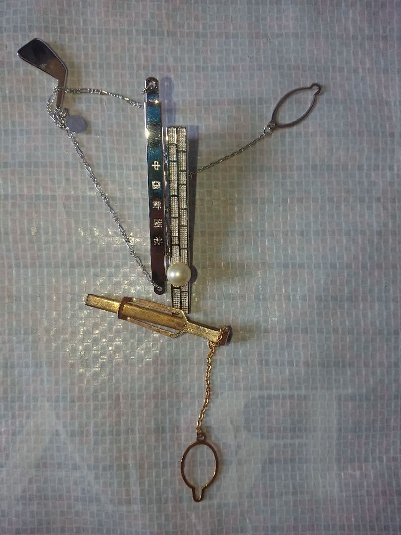 k*5様 中国新聞社 ゴルフ景品 ネクタイピン レトロ