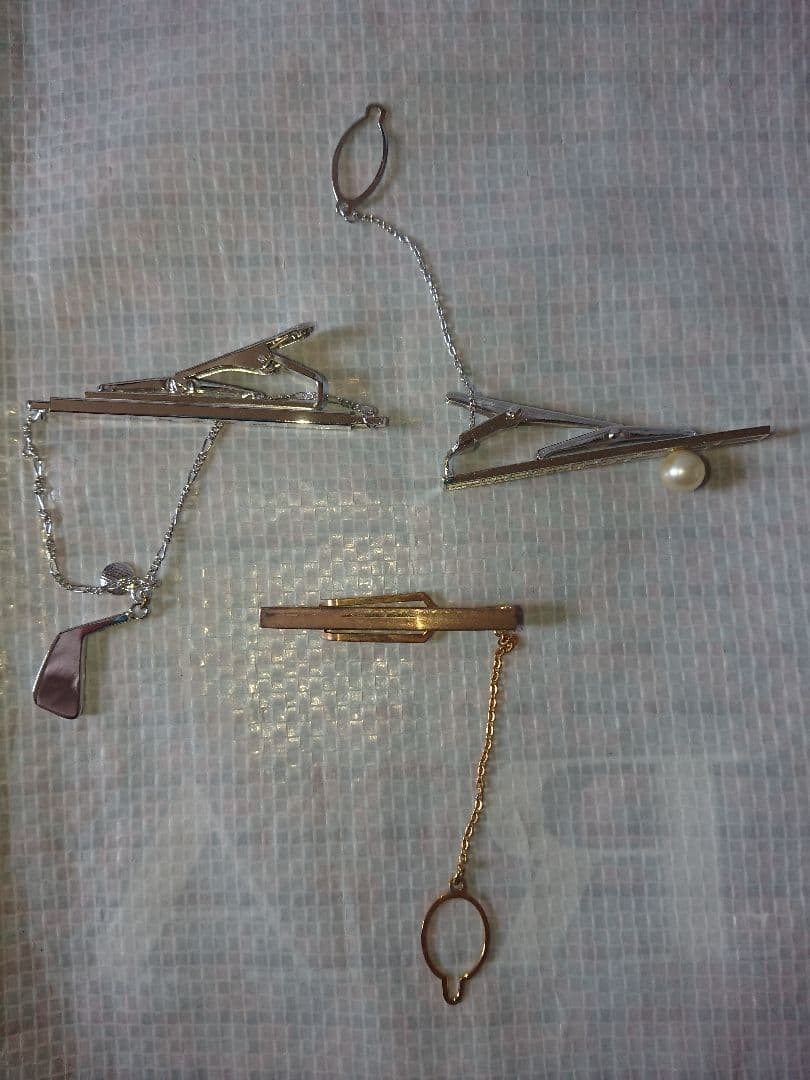 k*5様 中国新聞社 ゴルフ景品 ネクタイピン レトロ