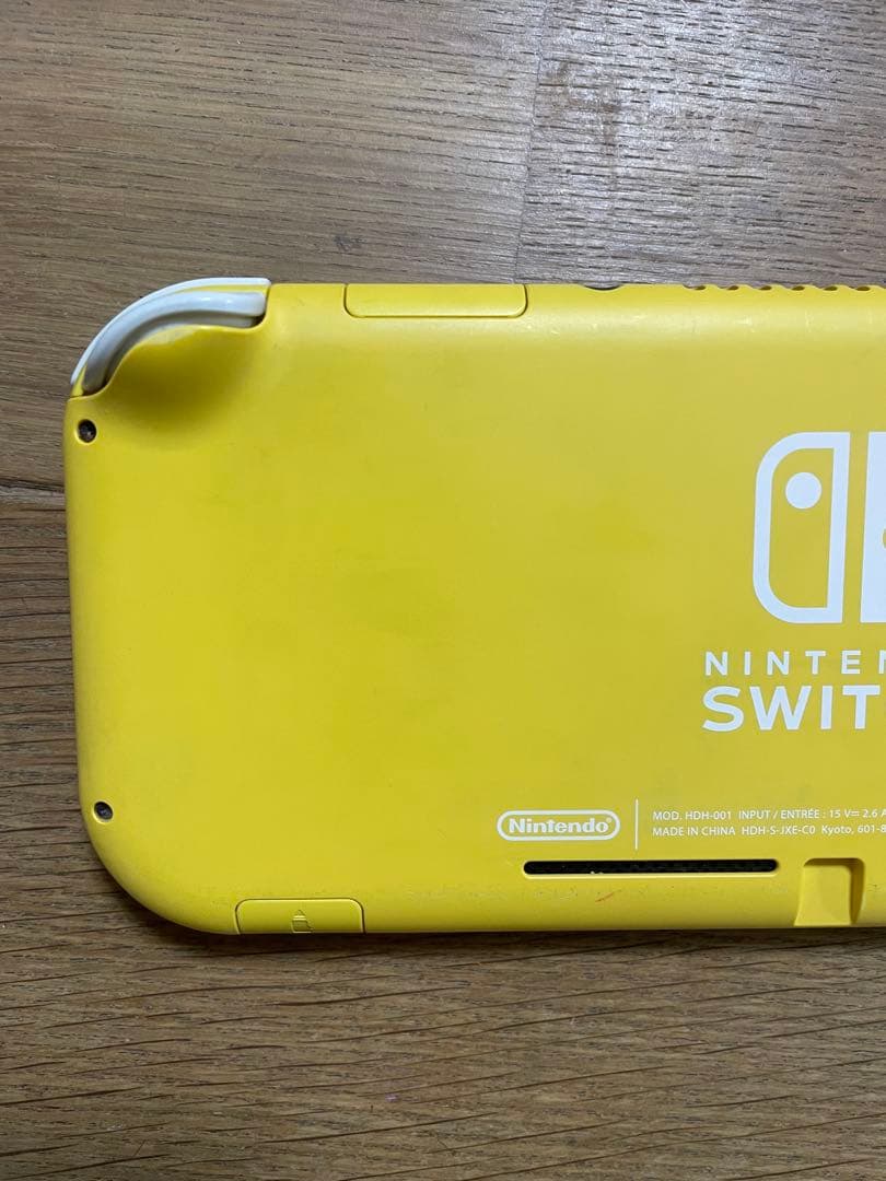 Nintendo Switch Lite イエロー　故障あり