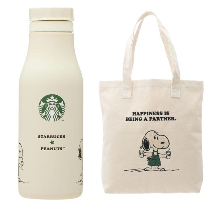 か*□様 スタバ×PEANUTS スヌーピー　ステンレスロゴボトル　キャンバスト