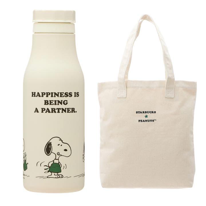 か*□様 スタバ×PEANUTS スヌーピー　ステンレスロゴボトル　キャンバスト