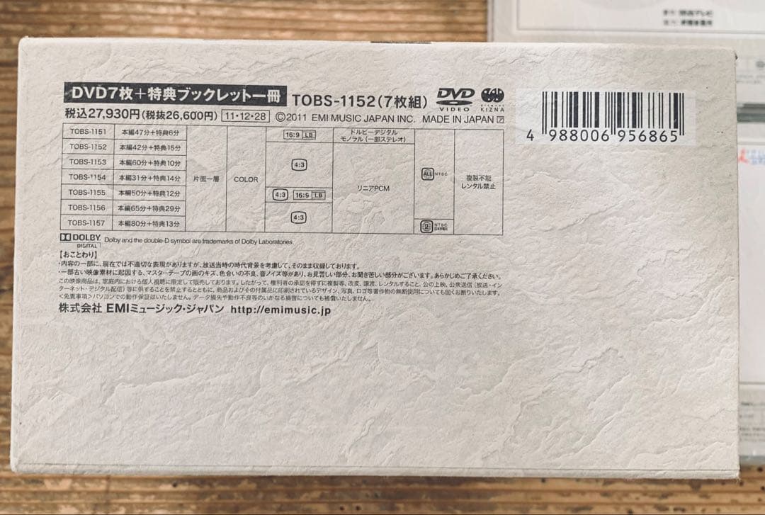 蔵出し！米朝全集　桂米朝DVD 7枚組　ブックレット付き