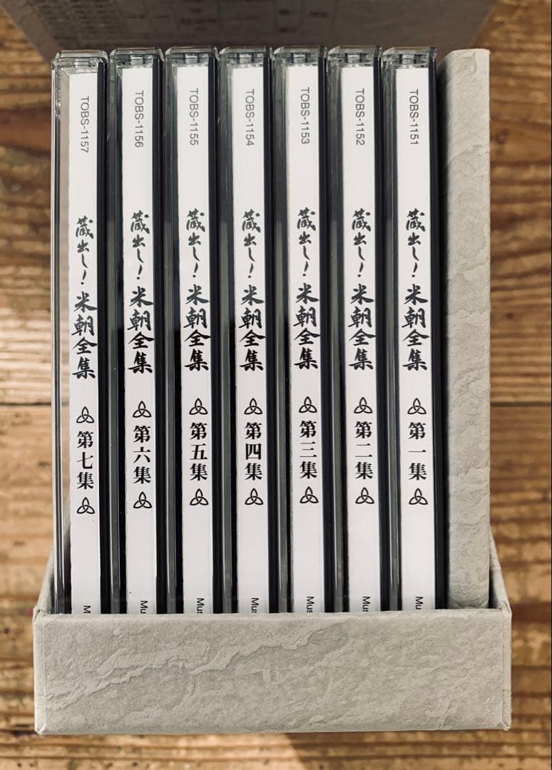 蔵出し！米朝全集　桂米朝DVD 7枚組　ブックレット付き