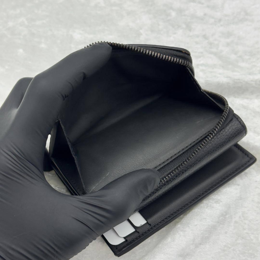 ルイヴィトン パイロット ブラック アエログラム 折り財布