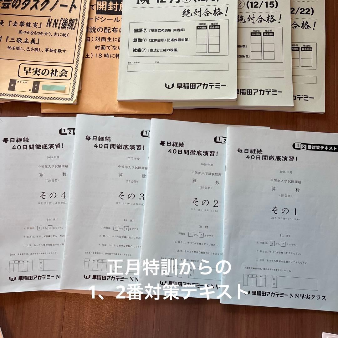 RU　NN早実　2025年