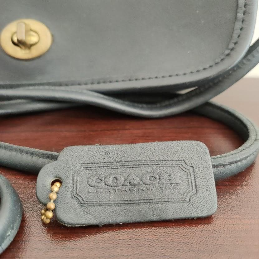 COACH オールドコーチ ショルダーバッグ レザー ターンロック 斜め掛け