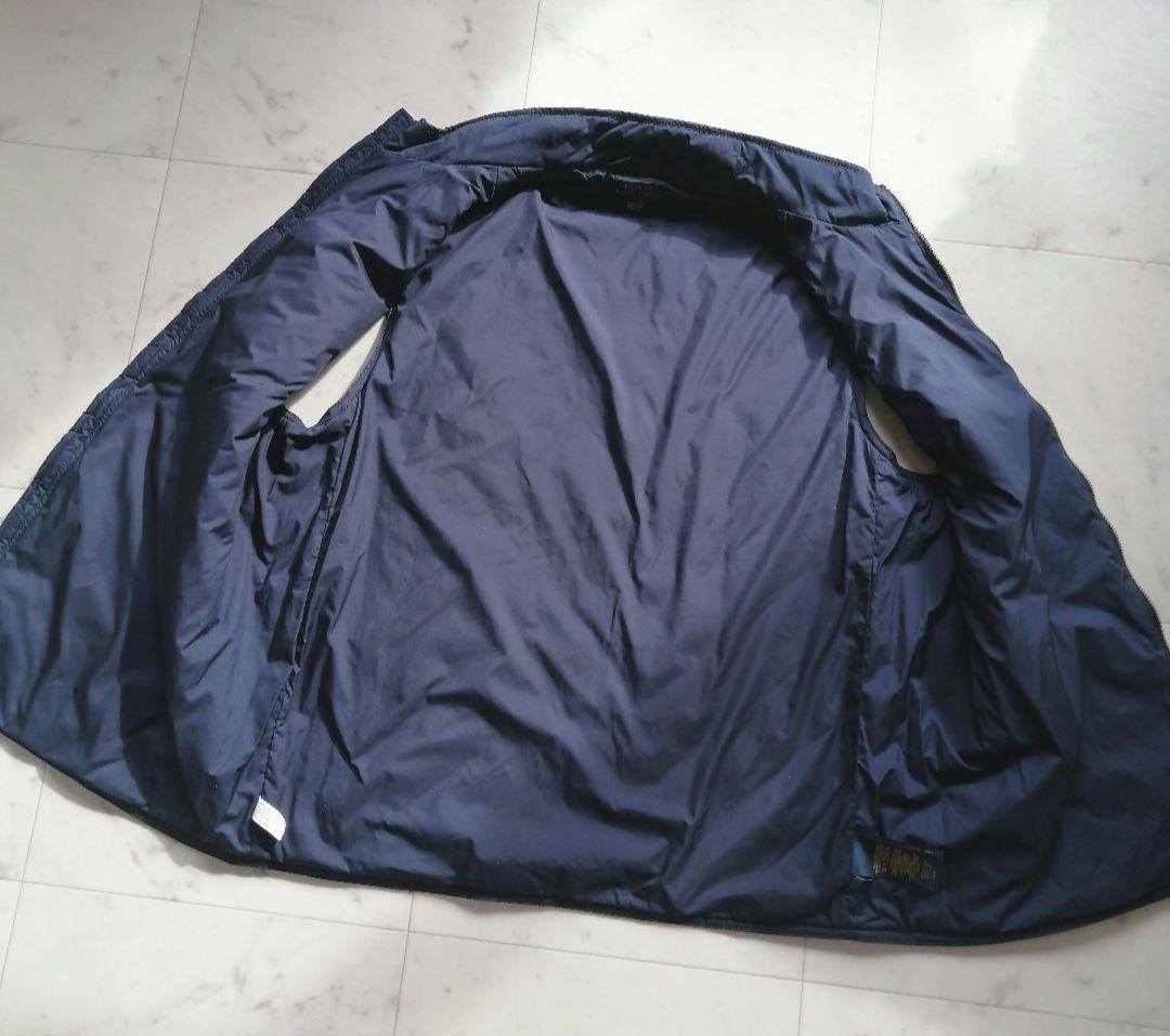 美品 ラルフローレン キルティングベスト ポニー刺繍 XL ネイビー 濃紺