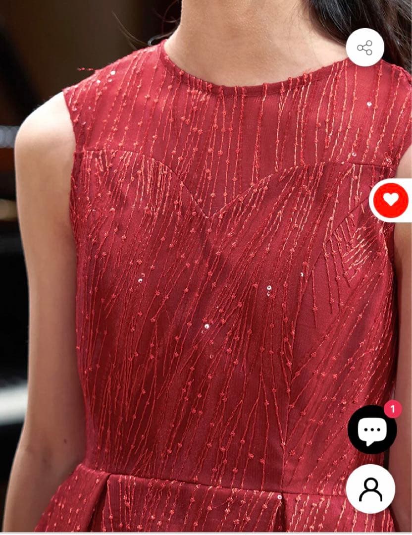 ツイード　ドレス