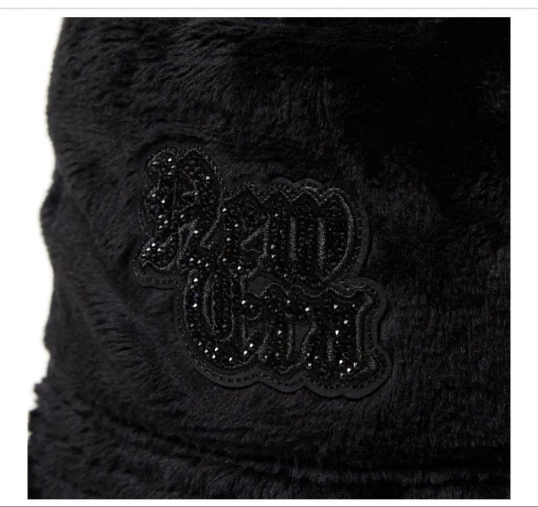 New Era バケット01 Micro Fur Rhinestone