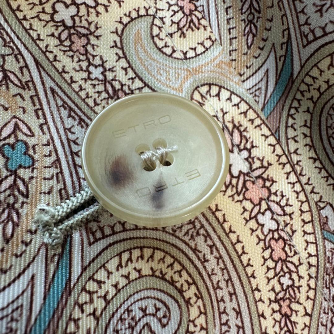 ETRO エトロ ペイズリー柄 トレンチコート