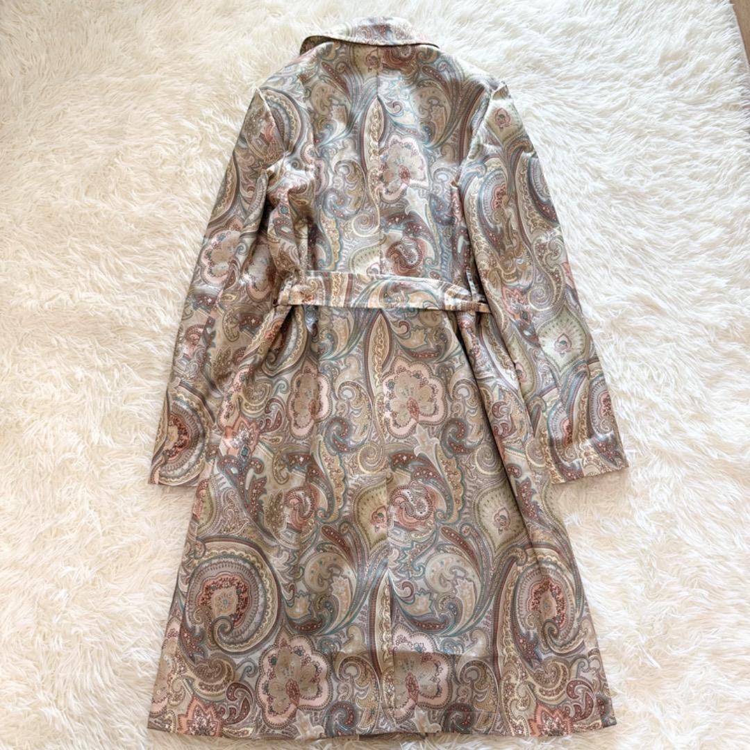 ETRO エトロ ペイズリー柄 トレンチコート