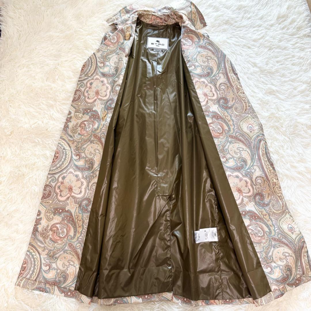 ETRO エトロ ペイズリー柄 トレンチコート