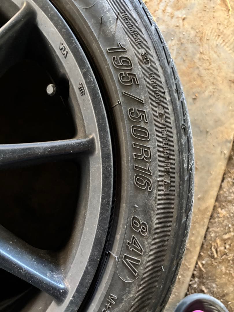 トヨタ 10スポークホイール 195/50R16