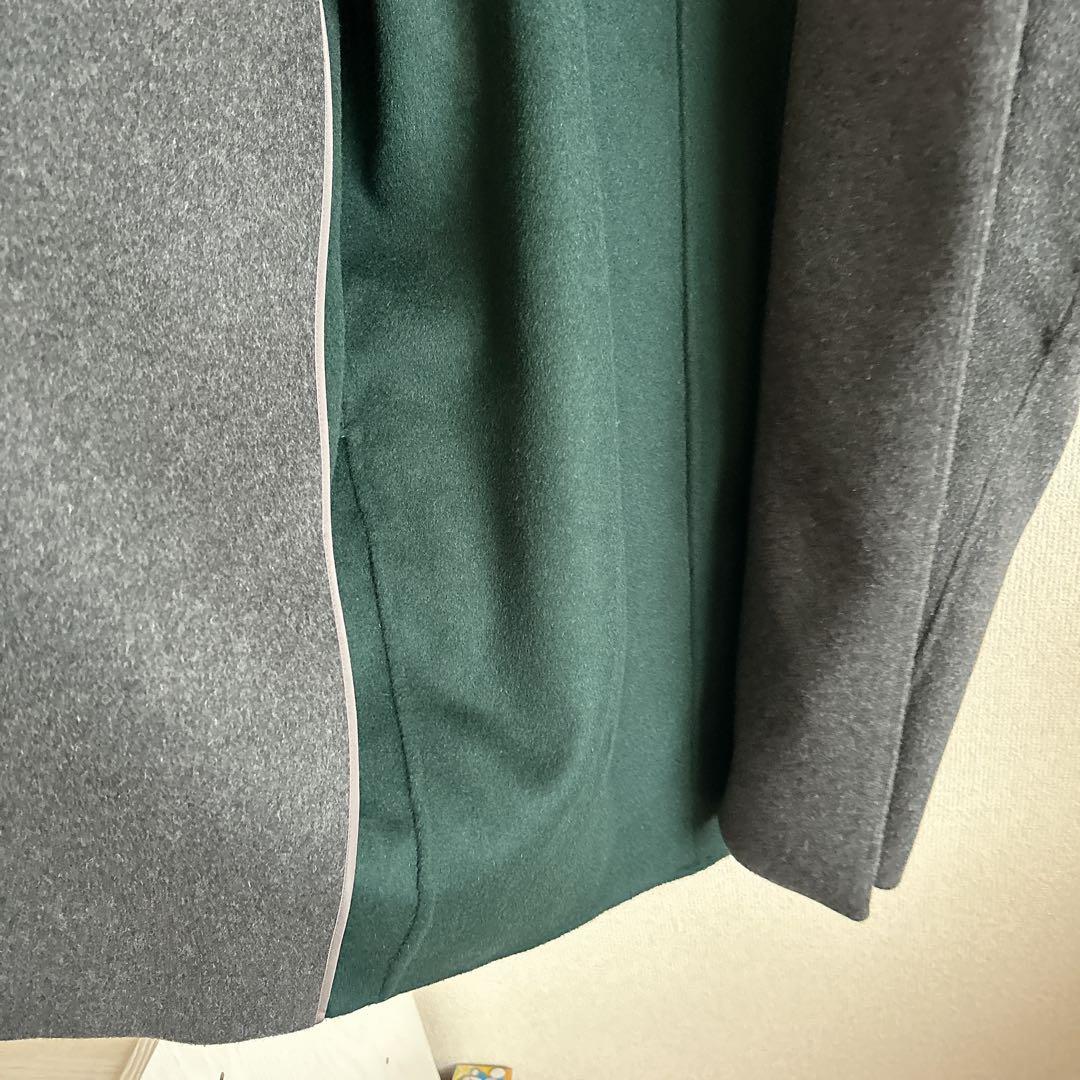 ENFOLD エンフォルド　新品未使用ウールリバーノーカラーコート