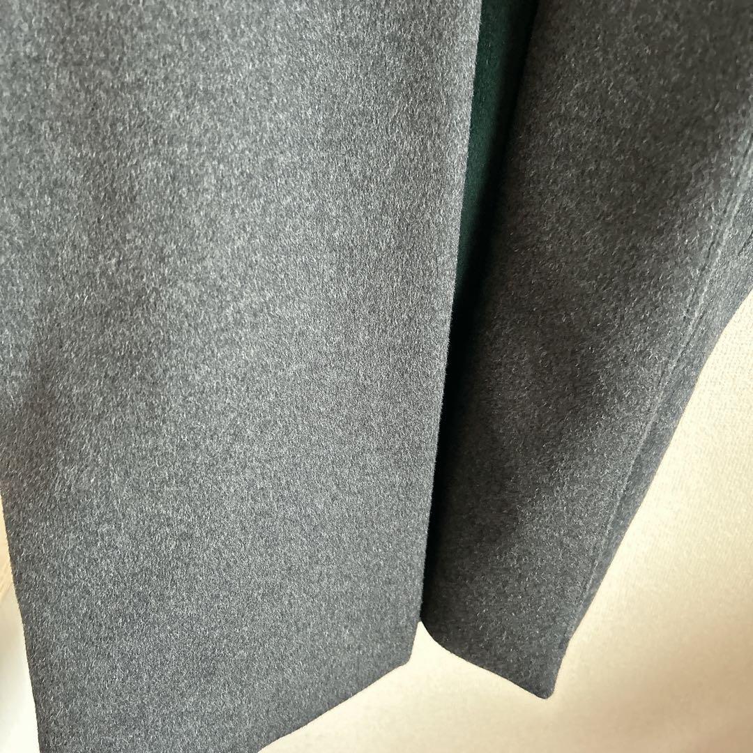 ENFOLD エンフォルド　新品未使用ウールリバーノーカラーコート