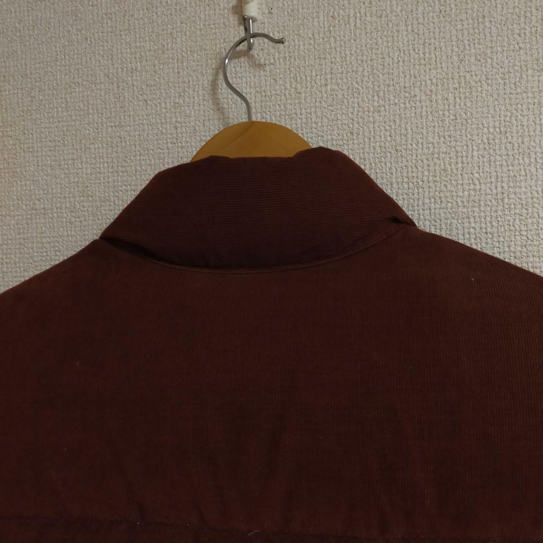 クレセントダウンワークス 希少 リバーシブル コーデュロイ ダウンベスト USA