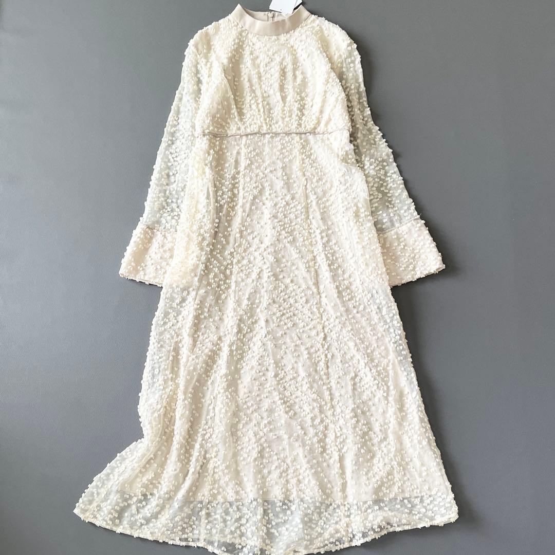 ▼未使用✨美品✨CLANE クラネ スノードットジャガードワンピース ドレス