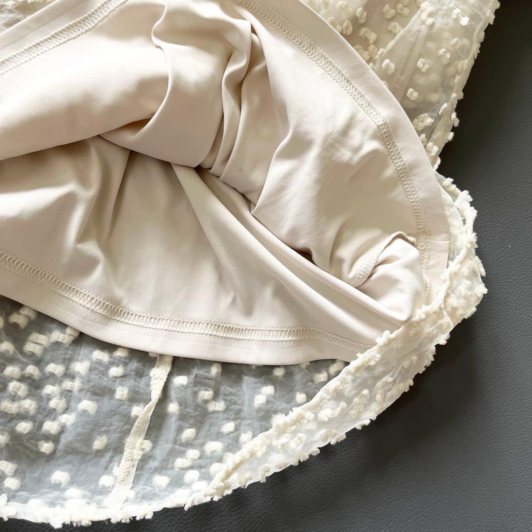 ▼未使用✨美品✨CLANE クラネ スノードットジャガードワンピース ドレス