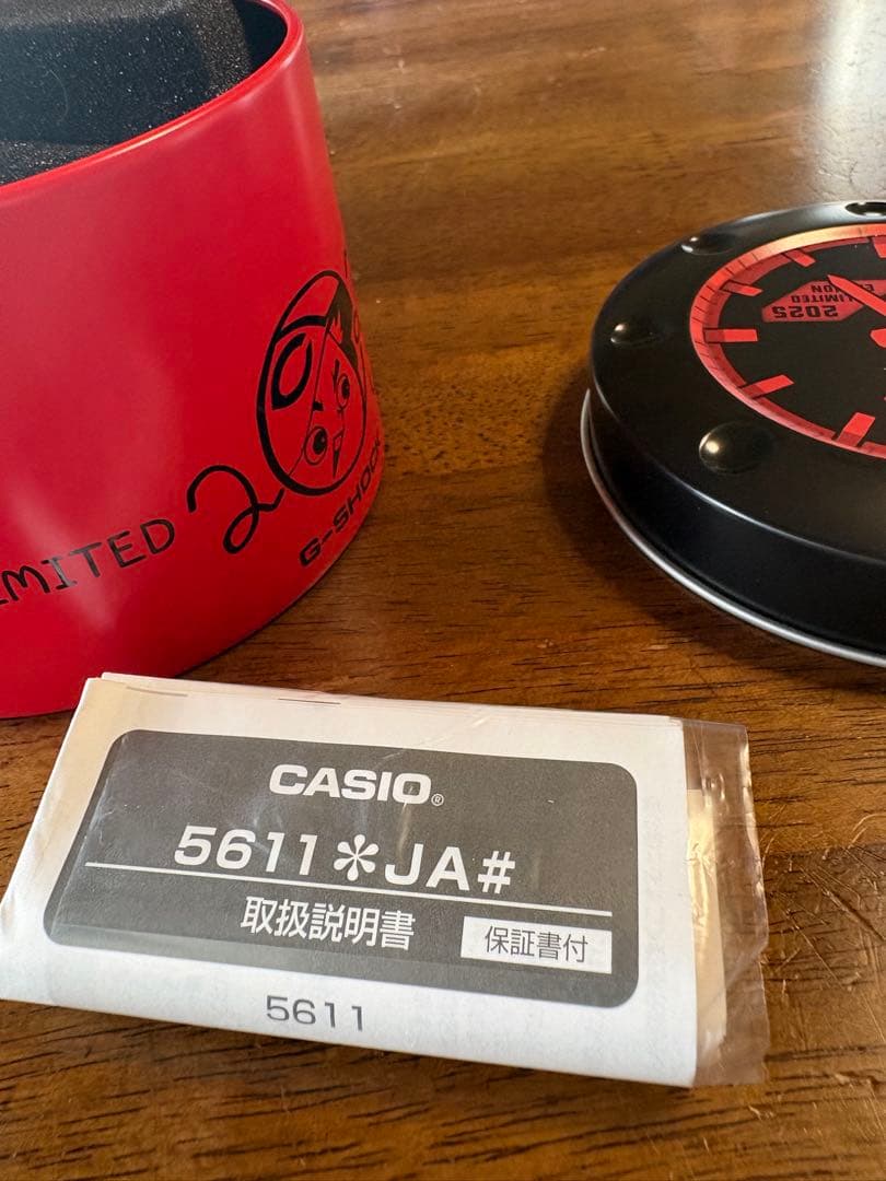 G-SHOCK 2025 限定モデル 赤黒