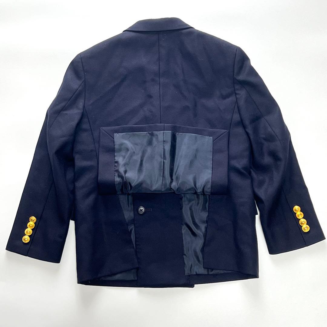 【美品】ポロラルフローレン　キッズ紺ブレスーツ上下セット　金ボタン　130