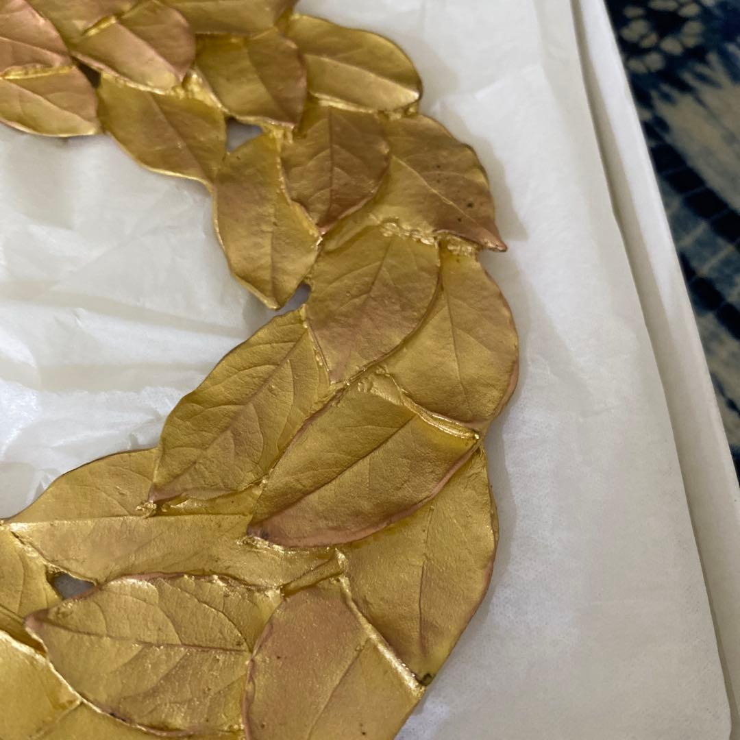 ガンプスギフト　GUMPS ポットスタンド　ローレル　ゴールド