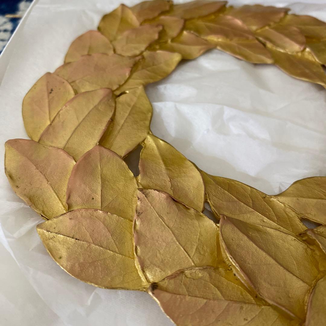 ガンプスギフト　GUMPS ポットスタンド　ローレル　ゴールド