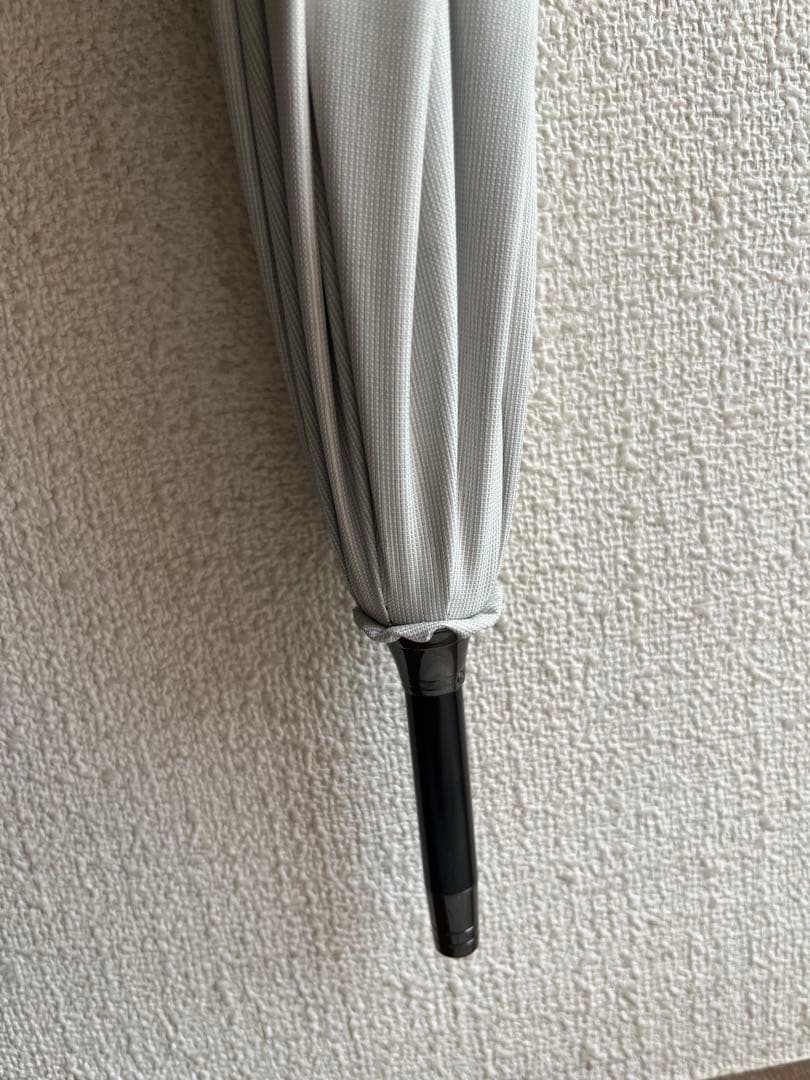 日傘 長傘 サンバリア100 コンビmoku アイボリー　M 竹手元