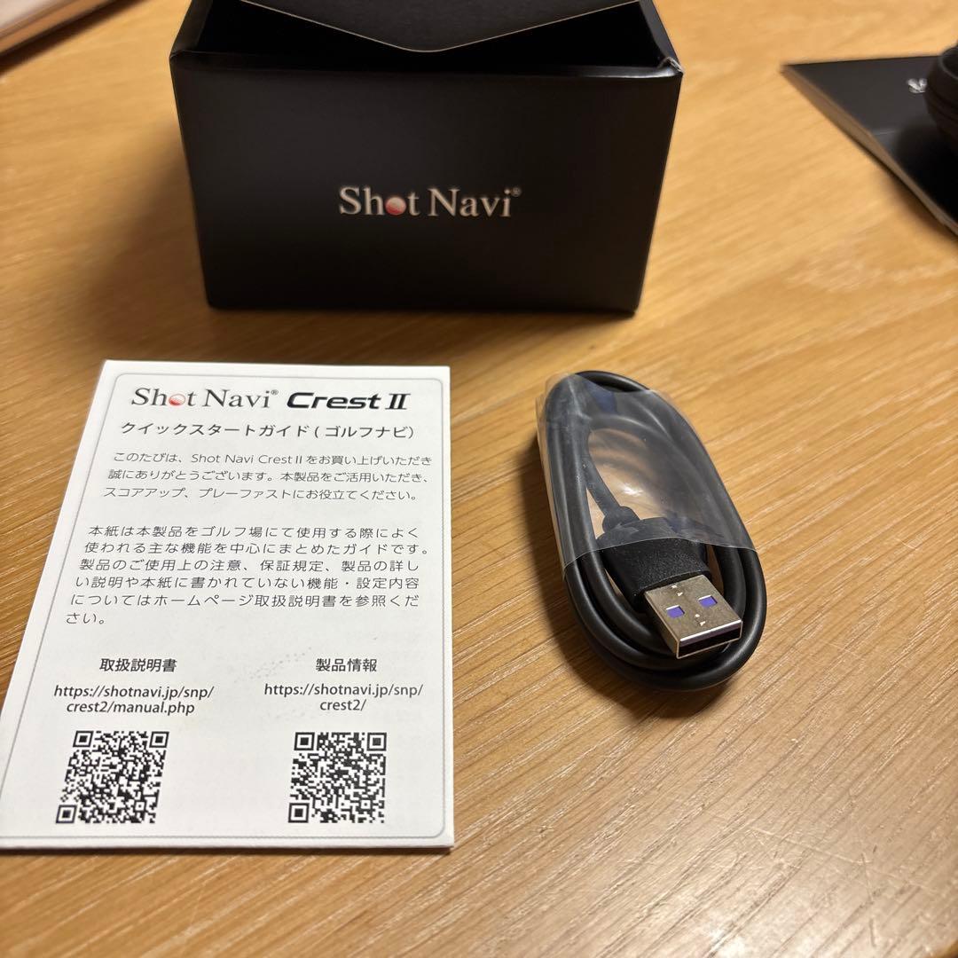 Shot Navi Crest II ゴルフ GPS ウォッチ