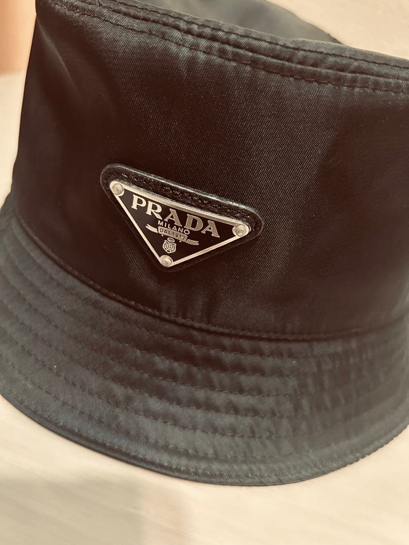 PRADA バケットハット ブラック　M