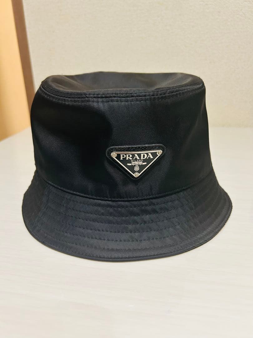 PRADA バケットハット ブラック　M
