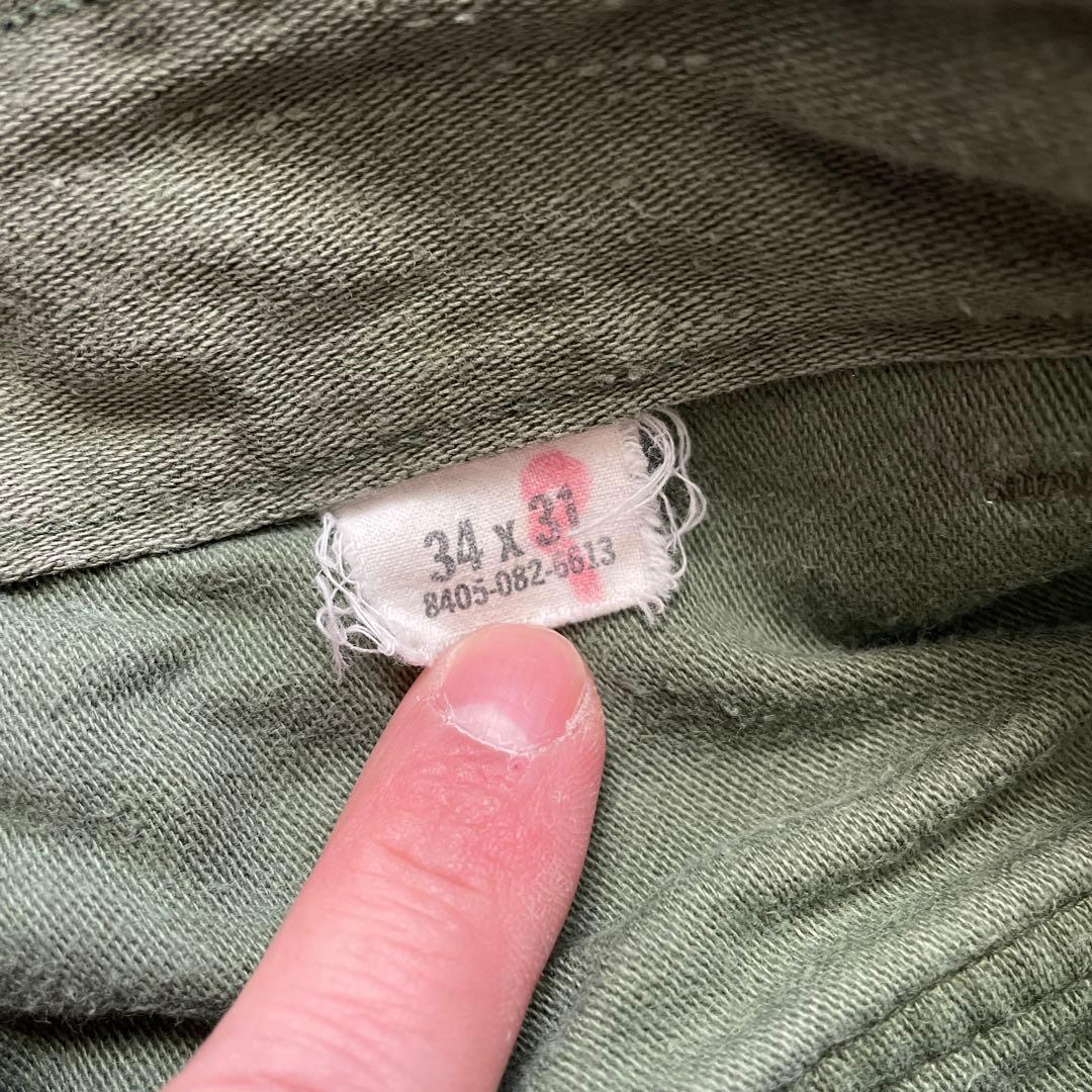 OG-107 ベイカーパンツ ボタンフライ US ARMY ヴィンテージ