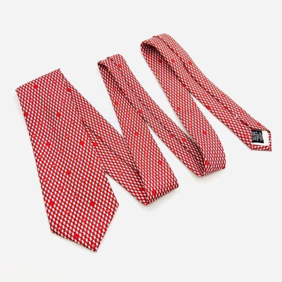 ✨美品✨CHANEL ココマーク　チェーン　桜　サクラ　高級シルク　ネクタイ